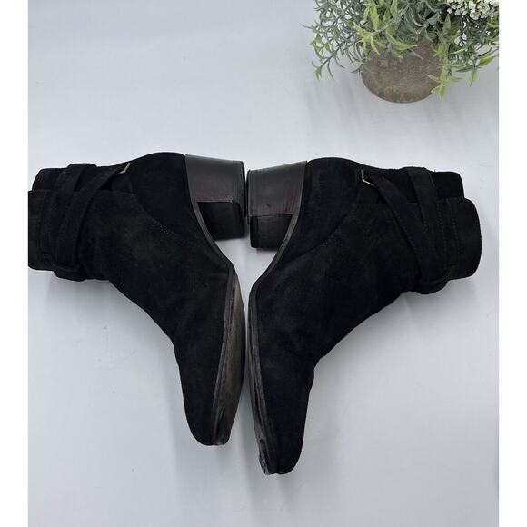 Saint Laurent Blake Jodhpur Womens Black Suede Ankle Bootie Sz IT 36/ US 5.5 - Picture 8 of 16